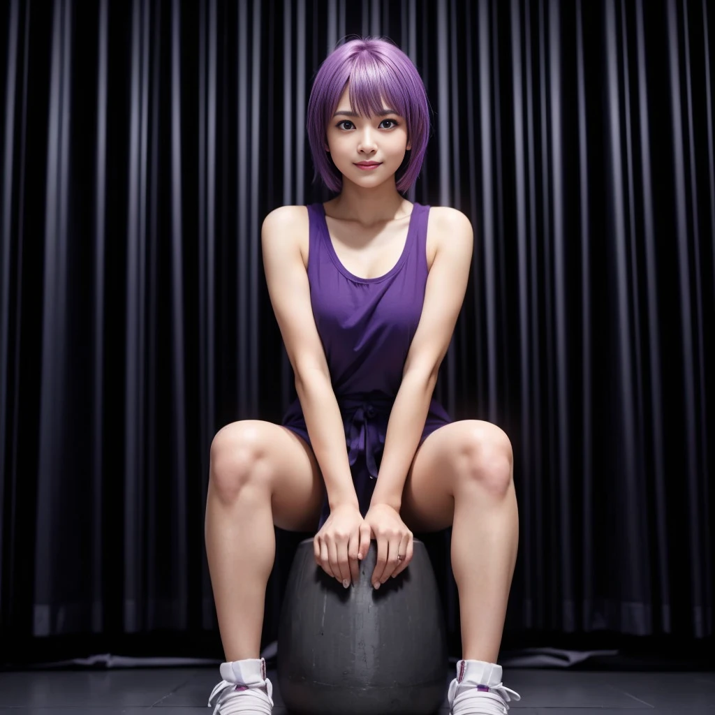 "AYANE FACE" (best quality,ultra-detalhado,Realistic:1.37), retrato, Detailed eyes and facial features, textura de pele delicada e suave, Corpo Perfeito, textura ultra realista, maquiagem perfeita, maquiagem vermelha nos olhos, batom vermelho, serious expression with light smile, cores vivas, maquiagem vermelha em volta dos olhos, cores vivas