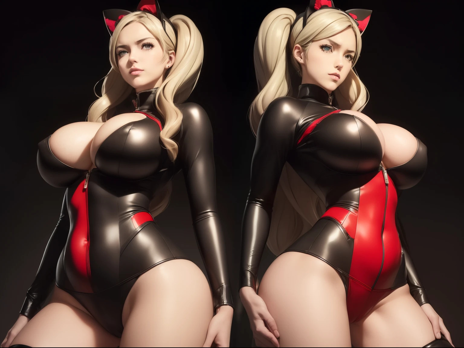 (((ann takamaki))) ((de persona 5))(((one girl frame))(((cat suit rojo)))(((lleva puesto cat suit rojo de cuerpo completo))) (((enormes tetas)))((lleva puesta su ropa))(((8k))),((cuerpo completo))(((Amazing tits)))caliente, hermosa,((Hornie)), 8k, hiperrealista todo como un motor irreal trazado de rayos render ((estilo humano hiperealista)),(((Empty dark background))). hiperrealista todo como un motor irreal trazado de rayos render estilo humano realista ,(((Empty dark background)))., Suavemente iluminado, Intimo exquisito detalle, sharp focus, intrincadamente detallado, rewarded photography, small-catchlight, bajo contraste, alta nitidez, facial-symmetry, profundidad de campo, cinematic background, Renderizado del motor irreal, Imagen central, dream-like, Suavemente iluminado, intimo, imagen de cuerpo completo ,cuerpo completo,((tetona)),((piernas torneadas)) perfect ass ecchi