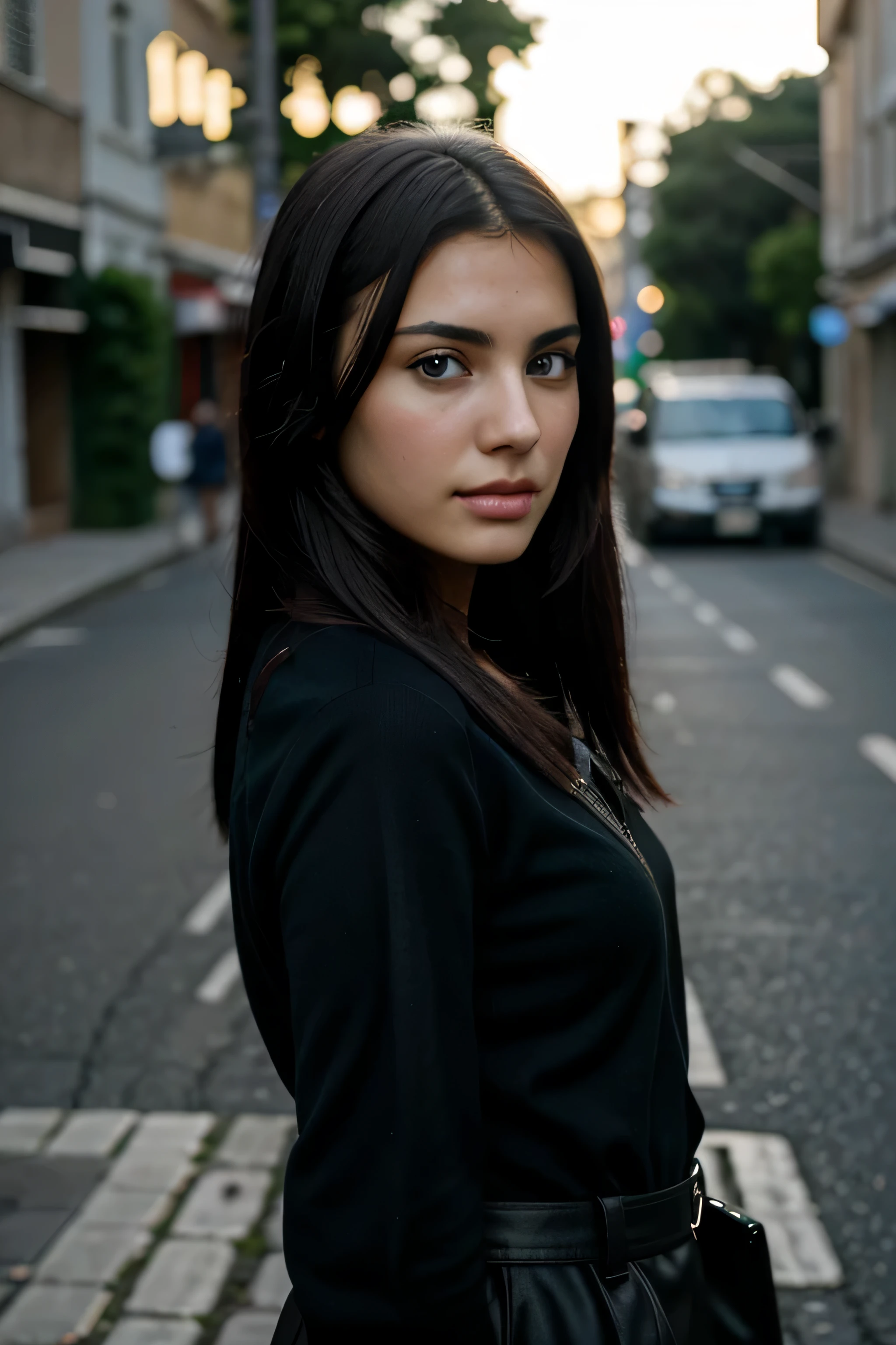 you are Valentina bianchi. like monica belucci, blue eyes, black hair, serious face, age girl, cute, girlish, teen perfect ((( focus on face))), make it 4k uhd realistic, , backlighting, cinematic lighting, first-person view, UHD, masterpiece, super detail, high details, high quality, best quality, nikon d850 24,