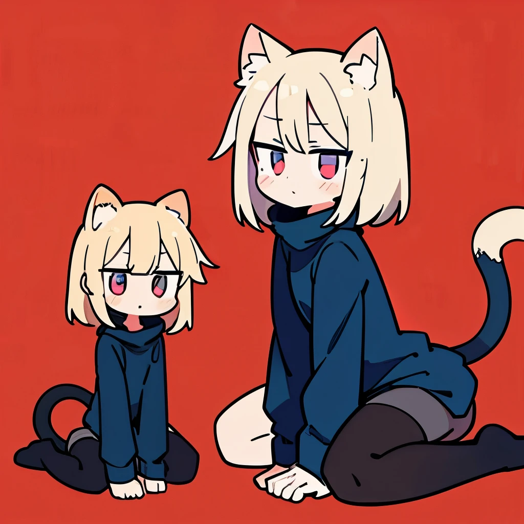 Simple Russian cat girl