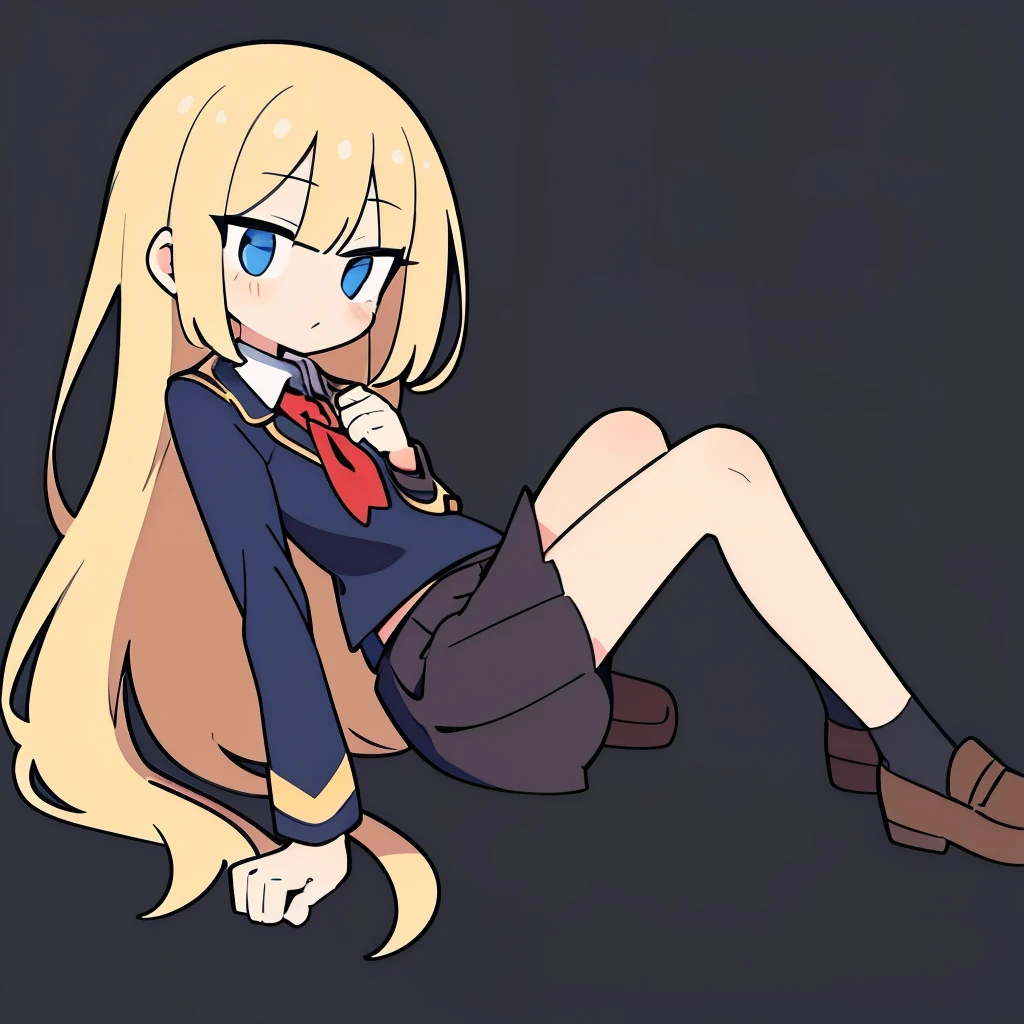 Simple Russian mean girl in a school