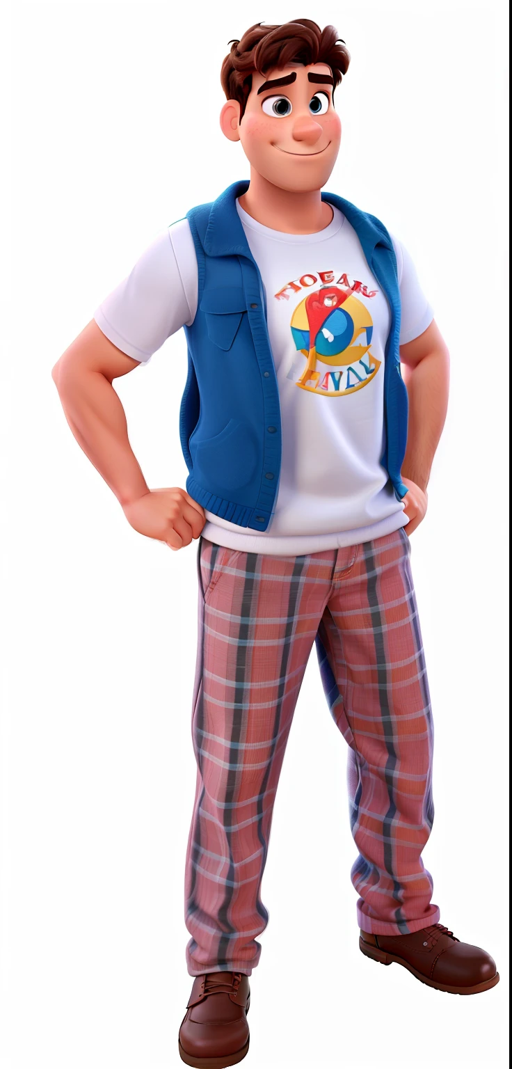 Um homem estilo disney pixar, alta qualidade,melhor qualidade