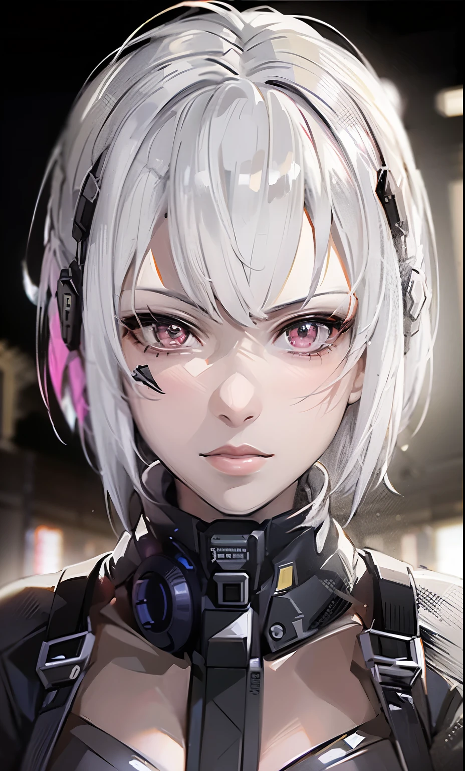 un primer plano de una mujer con cabello verde y auriculares, digital arte del anime ciberpunk, ciberpunk digital - arte anime, chica anime ciberpunk, anime ciberpunk art, chica androide perfecta, chica anime ciberpunk mech, female chica anime ciberpunk, arte del anime ciberpunk, estilo anime 4k, anime ciberpunk, anime ciberpunk moderno, beautiful cyberpunk girl face, cyberpunk dreamy girl, cyber style