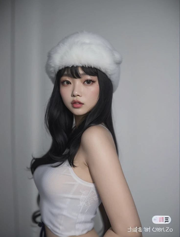 Un primer plano de una mujer con un pecho muy grande, blackpink jennie, heonwha choe, jaeyeon nam, gongbi, lee ji-eun, yanjun chengt, wenfei yen, taejune kim, kwak ji, joven, seseon Yoon, joven y adorable rostro coreano, xintong Chen, jiyun chae