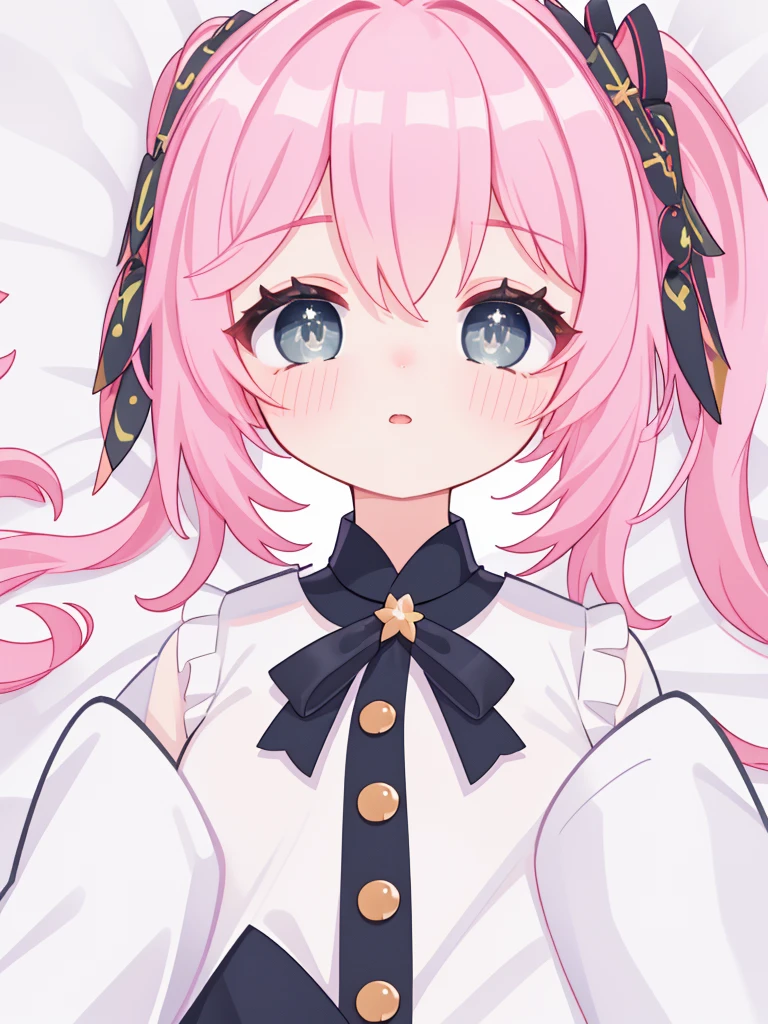 extremely detailed CG unified 8k wallpaper, very fine 8KCG wallpaper, absurderes， ，Best Quality ，ultra-detailliert ，Beautiful face  ，​masterpiece、top-quality(​masterpiece), top-quality, naked、cute, little、​masterpiece、top-quality、Top image quality、Inside the building、Sleeping in bed