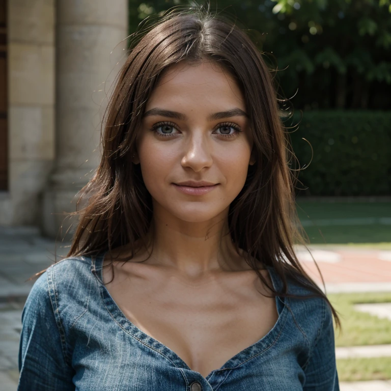 chef-d&#39;ouvrages d&#39;art, (Lola :Christine Hendricks:0.5), timide, sourire ludique, Visage très détaillé, peau très détaillée, t-shirt moulant et jean, (Yeux très détaillés:1.3), Cheveux long , cheveux noirs, (petits seins:1.2), (suite de l&#39;athlétisme du corps), Contexte du parc de la ville, (UHD, fond d&#39;écran 8k, haute résolution), Éclairage de cinéma, prime, Peau extrêmement détaillée, Visage très détaillé, Yeux verts très détaillés, photo-réaliste, Zeiss 85mm,Latino-américain 
