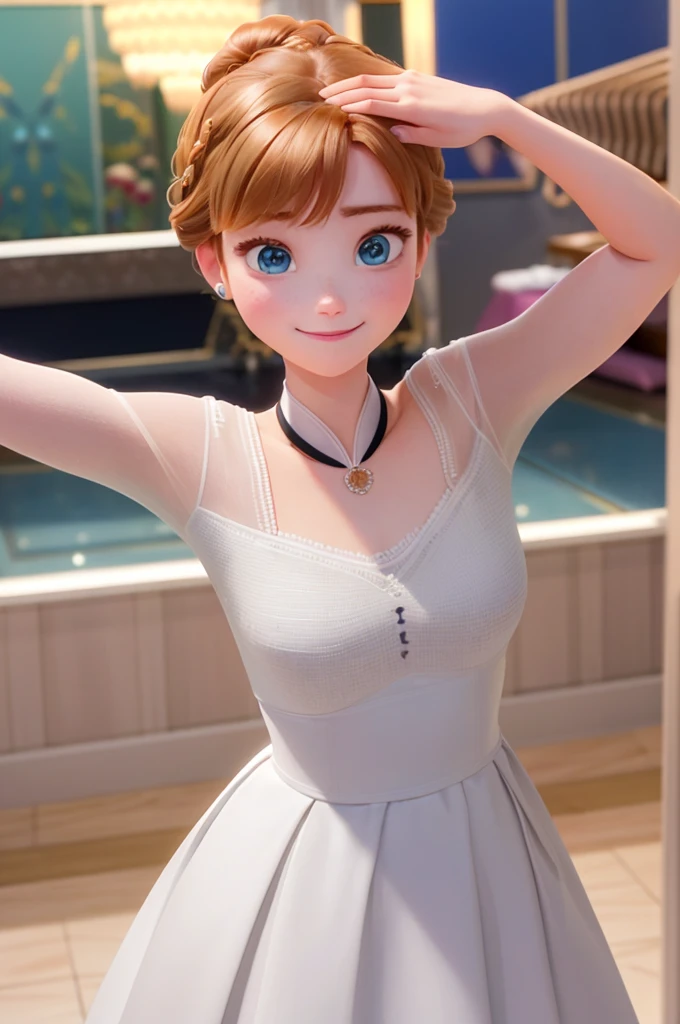 (Canciones representativas:1.4), (La mejor calidad:1.4), (high resolution:1.4),
Ana de Arendelle、hombros desnudos、Ropa interior blanca en la parte superior e inferior、un collar、subido、
bathroom、ballroom、
Mira al espectador、Con ojos sonrientes、Todo cuatros、cara dolorosa、bosteza