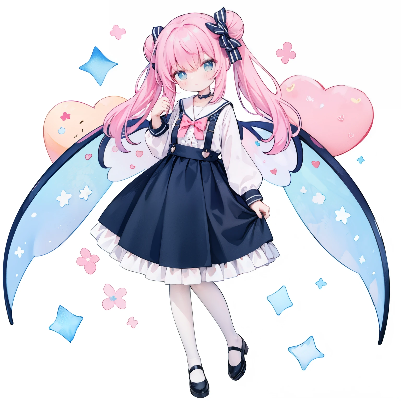 white background