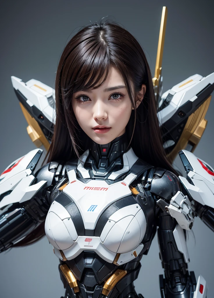 Textured skin, Super Detail, high details, High quality, Best Quality, hight resolution, 1080p, hard disk, Beautiful,(cyborgs),(Missiles from the chest),(Machine gun from both hands),beautiful cyborg woman,Mecha Cyborg Girl,Battle Mode,Girl with a Mecha Body,She wears a battle cyborg mech with a weapon,Fulll body Shot