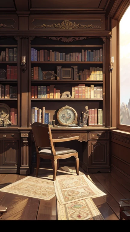 Extreme detail, masterpiece, ancient library, secret map, hidden city, adventurous explorer, mysterious journey, legendary discovery