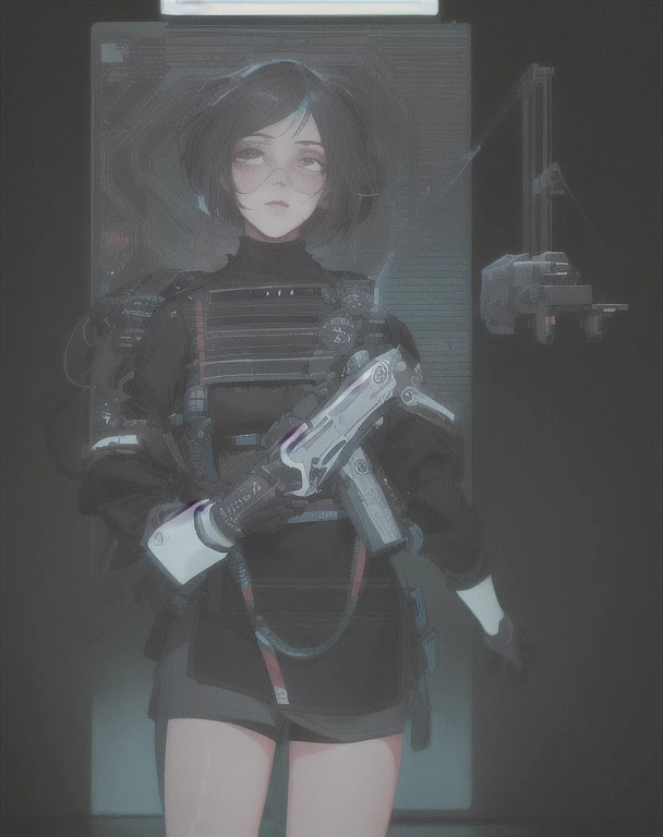 ((La mejor calidad)), ((obra maestra)), (muy detallado:1.3), ...............................................................................................................................................3D, Beautiful (cyberpunk:1.3) Mujer hacker, peinado corto,pelo corto, Volver al visor, cabello grueso, Terminal de ordenador operativo, Pantalla montada en la cabeza, computer server, Pantalla LCD, fiber optic cable, Logotipo de la empresa, HDR (High Dymanic Range), Trazado de rayos, NVIDIA RTX, Super resolution, Irreal 5, Subsoil Scatter, Textura PBR, Post-procesamiento, Anisotropic filtering, profundidad de campo, maximum sharpness and sharpness, Texturas multicapa, Albedo y Highlight Maps, Sombreado de superficies, Accurate simulation of light-material interactions, proporciones perfectas, Renderizado de octanaje, duotone lighting, ISO bajo, balance de blancos, Regla de los tercios, amplia apertura, 8K RAW, efficient sub-pixels, sub-pixel convolution, glow particles, dynamic pose