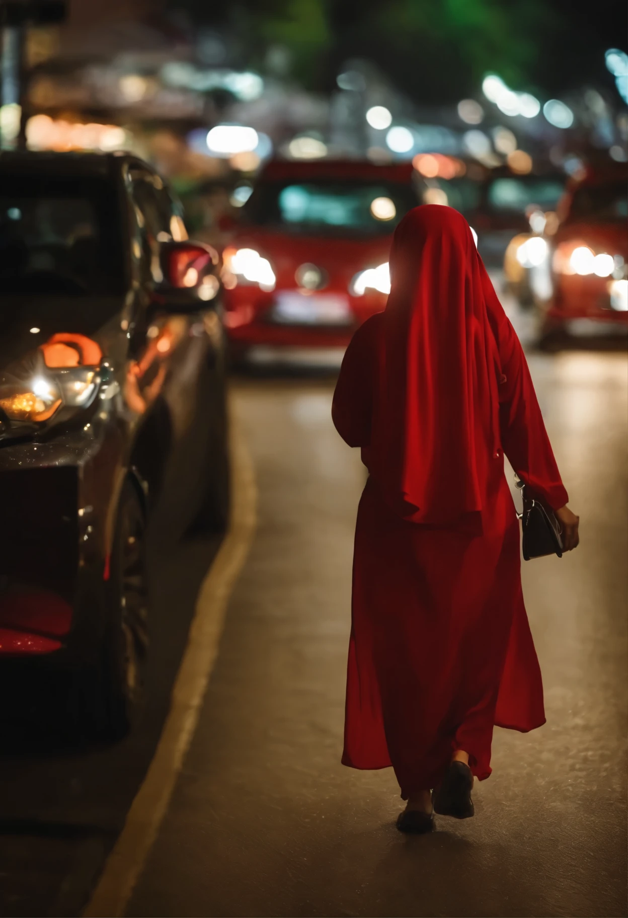 Dito R buat kan saya foto profil seorang wanita Indonesia tampil modis berhijab mamakai kacamata duduk di atas mobil spot mewah seperti nyata dan ada naga Putih seperti nyata dan ada asap sangat tipis berwarna ungu dan merah jambu di kasih lampu neon bewarna merah kualitas gambar tinggi jernih licin HD pro