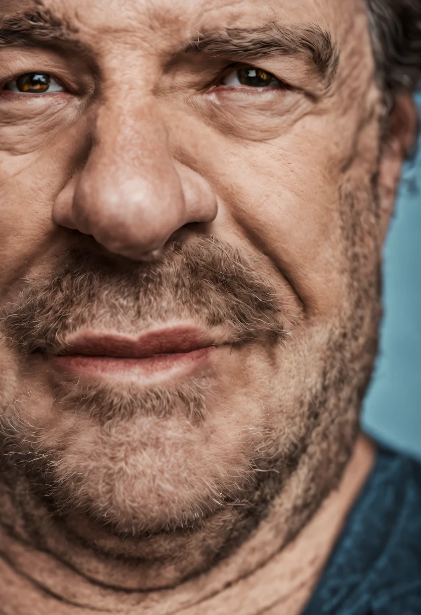 portrait, Homme paresseux, gros, rigolo, humoristique, Réaliste, photographie