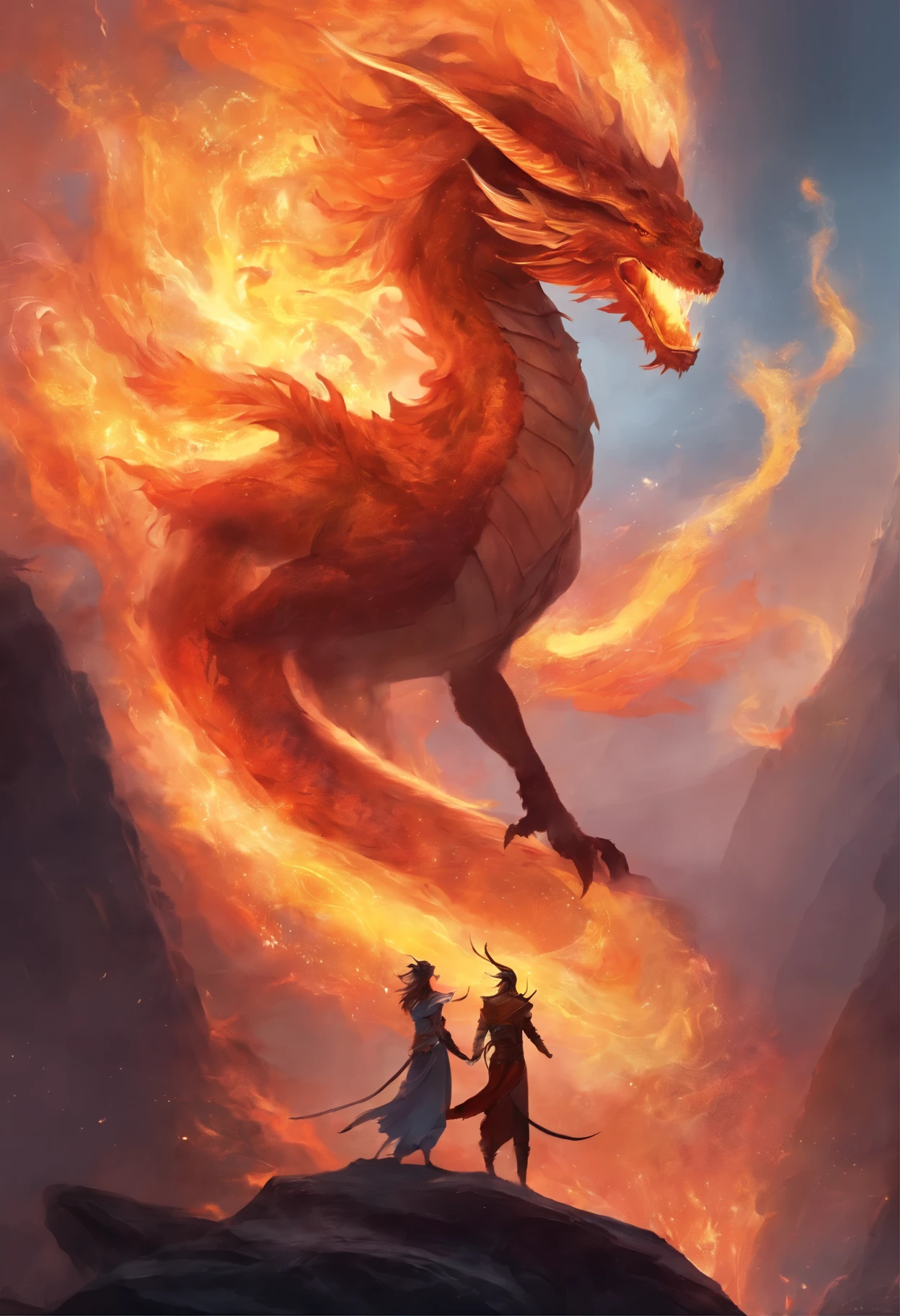 Creatures     Fire Elemental and Dragon   Garibas