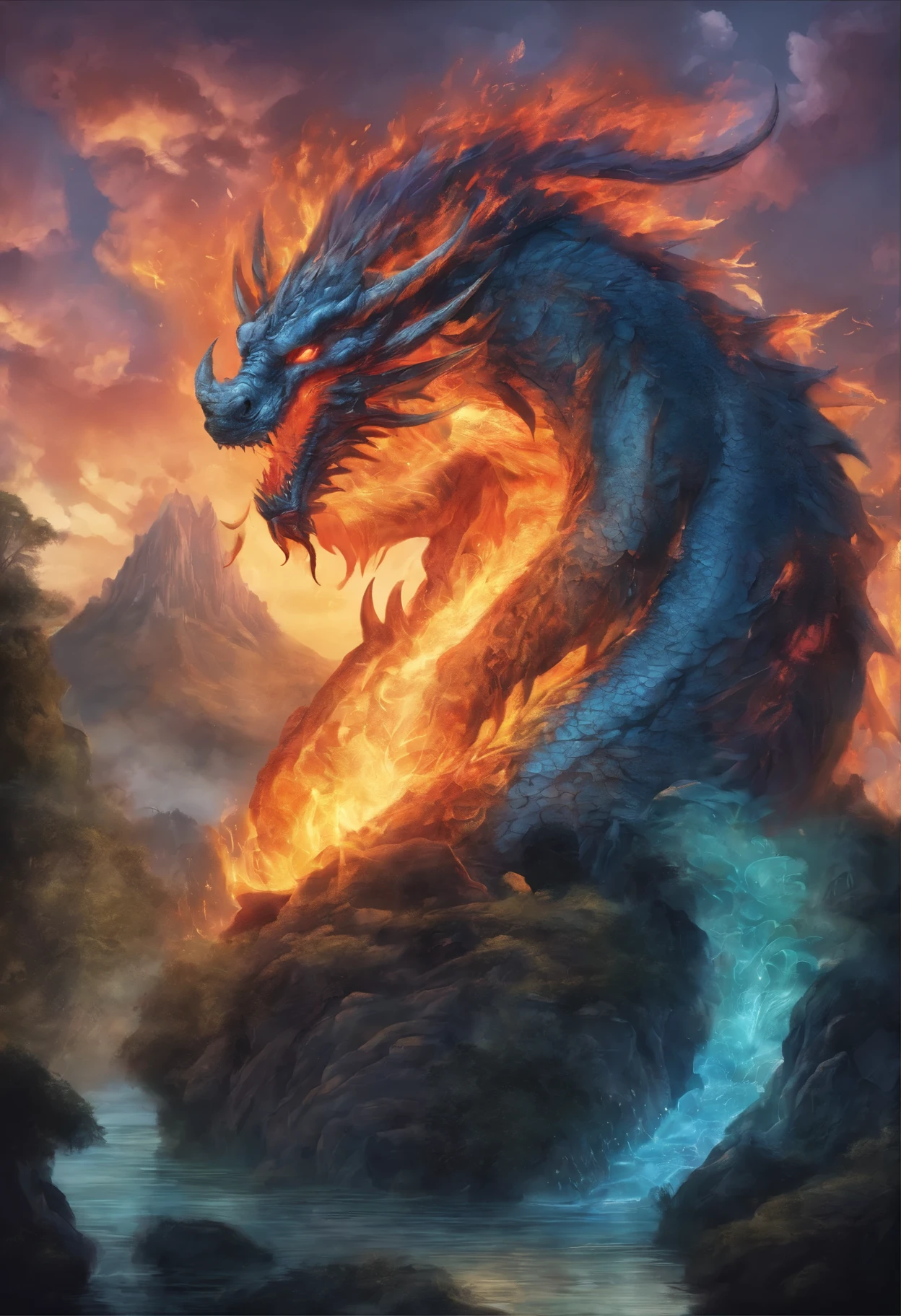 Creatures     Fire Elemental and Dragon   Garibas