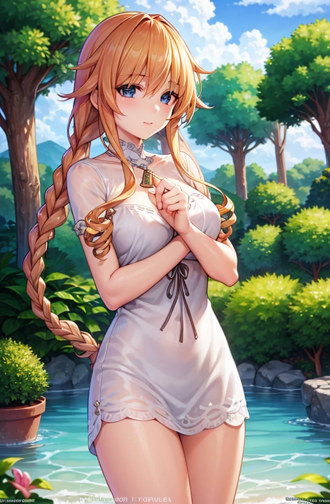 "(best quality, 4k),ultra-detailed,realistic,portraits,beautiful detailed eyes,beautiful detailed lips,extremely detailed eyes and face,longeyelashes,HDR,UHD,studio lighting,physically-based rendering,2girls,daughters of Aphrodite,lovely smiles,golden curls,goddess-like beauty,flowing dresses,graceful postures,gentle expressions,natural beauty,peaceful garden,fragrant flowers,bright sunlight,soft breeze,faint hint of blush on their cheeks,dainty accessories,vivid colors,pastel hues,sun-kissed skin"
