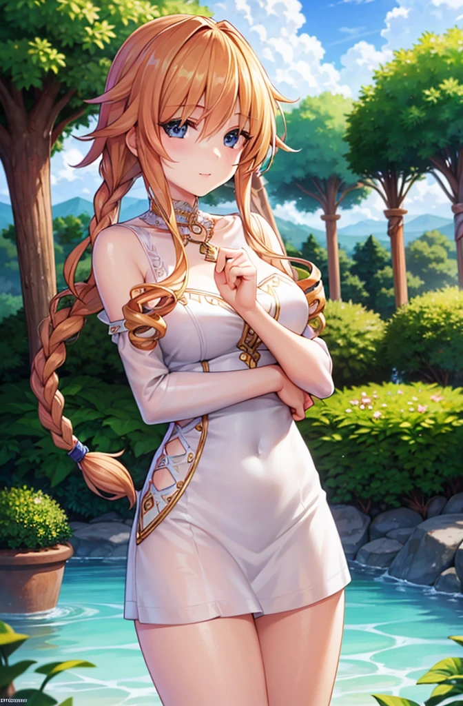 "(best quality, 4k),ultra-detailed,realistic,portraits,beautiful detailed eyes,beautiful detailed lips,extremely detailed eyes and face,longeyelashes,HDR,UHD,studio lighting,physically-based rendering,2girls,daughters of Aphrodite,lovely smiles,golden curls,goddess-like beauty,flowing dresses,graceful postures,gentle expressions,natural beauty,peaceful garden,fragrant flowers,bright sunlight,soft breeze,faint hint of blush on their cheeks,dainty accessories,vivid colors,pastel hues,sun-kissed skin"