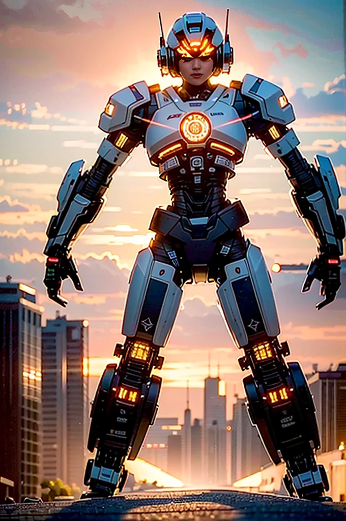ultra realistic, 8k,ultra high res, (photorealistic:1.6),realistic,ultra realistic 8k,extremely detailed CG unity 8k wallpaper, RAW photo, ((Best quality)), ((masterpiece)), (highly detailed:1.3), 3D,Shitu-mecha, beautiful cyberpunk women with her mecha in the ruins of city from a forgoten war, ancient technology,HDR (High Dynamic Range),Ray Tracing,NVIDIA RTX,Super-Resolution,Unreal 5,Subsurface scattering,PBR Texturing,Post-processing,Anisotropic Filtering,Depth-of-field,Maximum clarity and sharpness,Multi-layered textures,Albedo and Specular maps,Surface shading,Accurate simulation of light-material interaction,Perfect proportions,Octane Render,Two-tone lighting,Low ISO,White balance,Rule of thirds,Wide aperature,8K RAW,Efficient Sub-Pixel,sub-pixel convolution,luminescent particles,light scattering,Tyndall effect