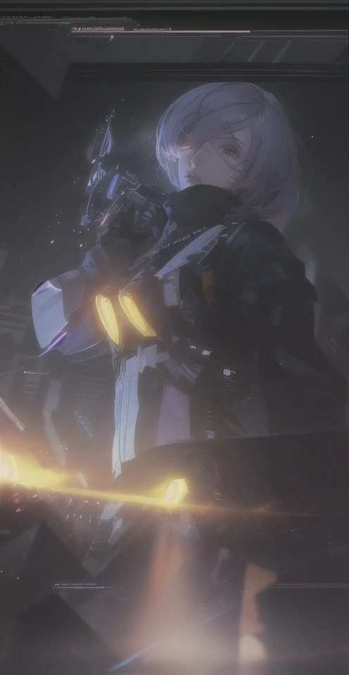 ((La mejor calidad)), ((obra maestra)), (muy detallado:1.3), ...............................................................................................................................................3D, Beautiful (cyberpunk:1.3) Mujer hacker, peinado corto,pelo corto, Volver al visor, cabello grueso, Terminal de ordenador operativo, Pantalla montada en la cabeza, computer server, Pantalla LCD, fiber optic cable, Logotipo de la empresa, HDR (High Dymanic Range), Trazado de rayos, NVIDIA RTX, Super resolution, Irreal 5, Subsoil Scatter, Textura PBR, Post-procesamiento, Anisotropic filtering, profundidad de campo, maximum sharpness and sharpness, Texturas multicapa, Albedo y Highlight Maps, Sombreado de superficies, Accurate simulation of light-material interactions, proporciones perfectas, Renderizado de octanaje, duotone lighting, ISO bajo, balance de blancos, Regla de los tercios, amplia apertura, 8K RAW, efficient sub-pixels, sub-pixel convolution, glow particles, dynamic pose