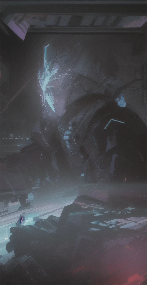 ((La mejor calidad)), ((obra maestra)), (muy detallado:1.3), ...............................................................................................................................................3D, Beautiful (cyberpunk:1.3) Mujer hacker, peinado corto,pelo corto, Volver al visor, cabello grueso, Terminal de ordenador operativo, Pantalla montada en la cabeza, computer server, Pantalla LCD, fiber optic cable, Logotipo de la empresa, HDR (High Dymanic Range), Trazado de rayos, NVIDIA RTX, Super resolution, Irreal 5, Subsoil Scatter, Textura PBR, Post-procesamiento, Anisotropic filtering, profundidad de campo, maximum sharpness and sharpness, Texturas multicapa, Albedo y Highlight Maps, Sombreado de superficies, Accurate simulation of light-material interactions, proporciones perfectas, Renderizado de octanaje, duotone lighting, ISO bajo, balance de blancos, Regla de los tercios, amplia apertura, 8K RAW, efficient sub-pixels, sub-pixel convolution, glow particles, dynamic pose