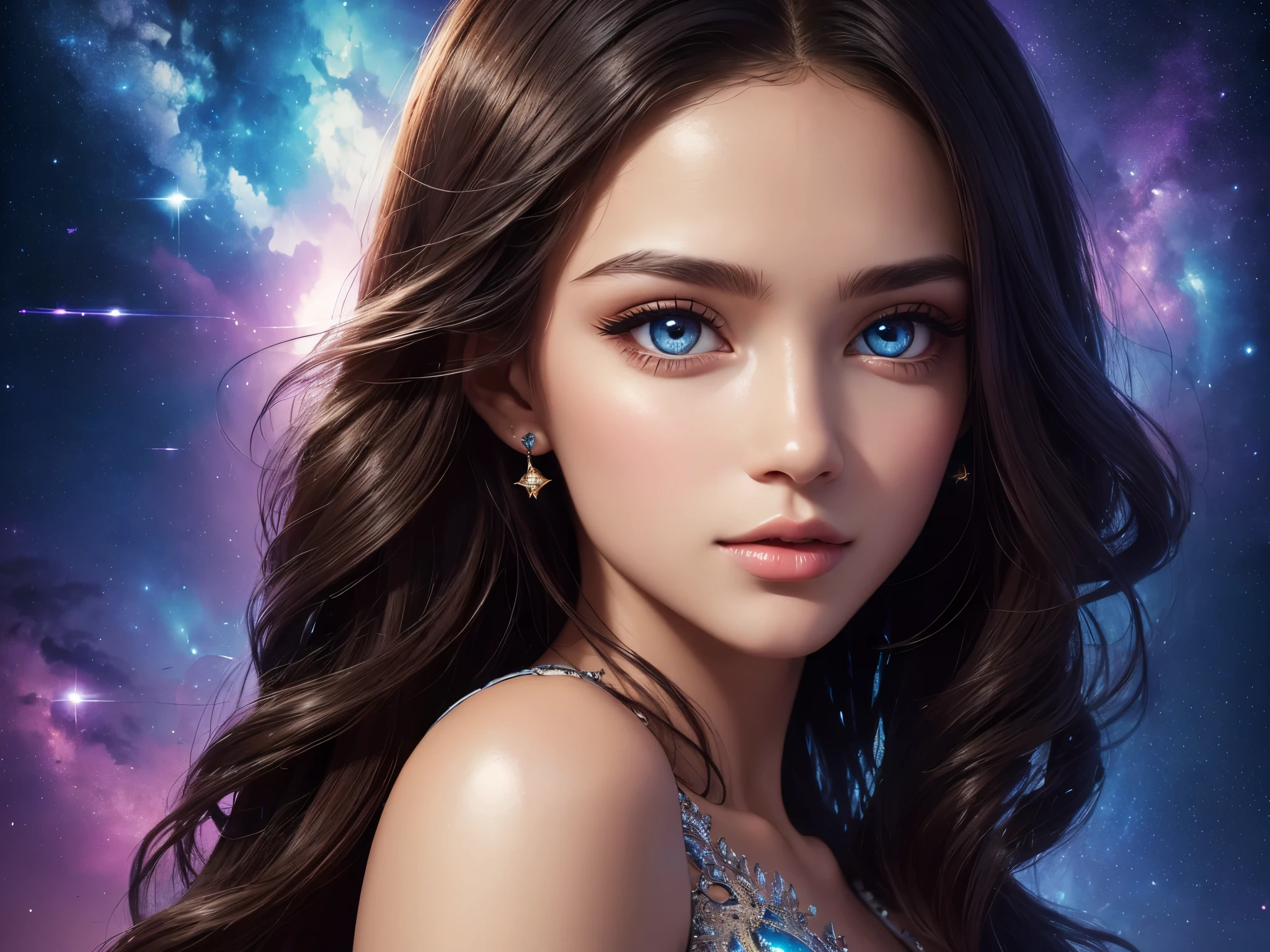 (best quality,4k,8k,highres,masterpiece:1.2),ultra-detailed,realistic,rotating starry sky,milky way,shooting stars,girl looking up at the sky,dark night,sparkling stars,twinkling lights,starry atmosphere,magical aura,vivid colors,soft glow,fascinating view,peaceful moment,serenity.
When describing the girl, please remember to use the following tags: beautiful detailed eyes, beautiful detailed lips, extremely detailed eyes and face, long eyelashes.