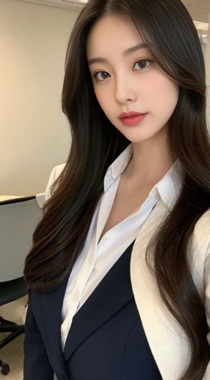 Tall and slender beauty、Beauty in suits、Colossal tits、undershirt、Cool beauty、Career woman、Japan beauties、modeled、tiese，office room，janelas