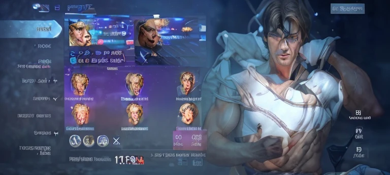 (Cowboy Shot), (one male gay handsome muscular man in their 30s wearing men's white tanktop), He resembles Leon Kennedy from Resident Evil, tall, athletic build, Straight brown hair, piercing blue eyes, chiseled jawline, and a rugged yet handsome appearance, He closes his eyes, Mischievous smile, (small details: 1 in 1), Natural muscles, HIG quality, beautifuleyes, (Detailed face and eyes), (Face、: 1 / 2), Noise, real photograph、... ..........................PSD, Sharp Focus, High resolution 8K, Realstic & Professional Photography, 8K UHD, Soft lighting, High quality, Film grain, FUJI XT3