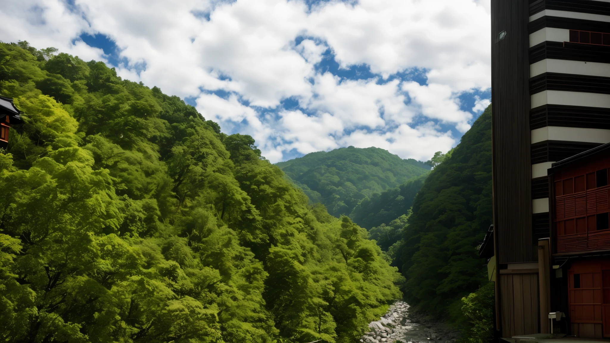 riverの近くの線路を走っている電車があります, riverとwood々Yaoka, Mountain、river、wood, 日本のMountain, japanese countryside, 背景のriver, japanese countryside, Photographed with Sony α9, beautiful iwakura, 小さなriverの隣, Photographed with Sigma 2 0mm f1. 4, in karuizawa