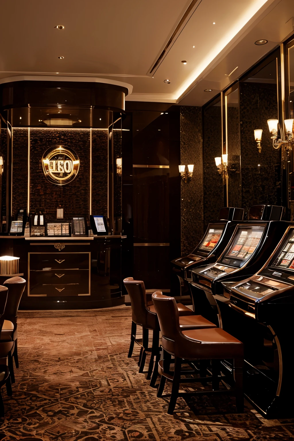 background、casino、Inside the store、High resolution、luxury、Stylish atmosphere