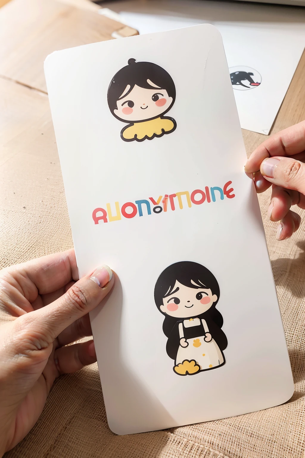 Baking sticker customization,adorable cartoon pattern