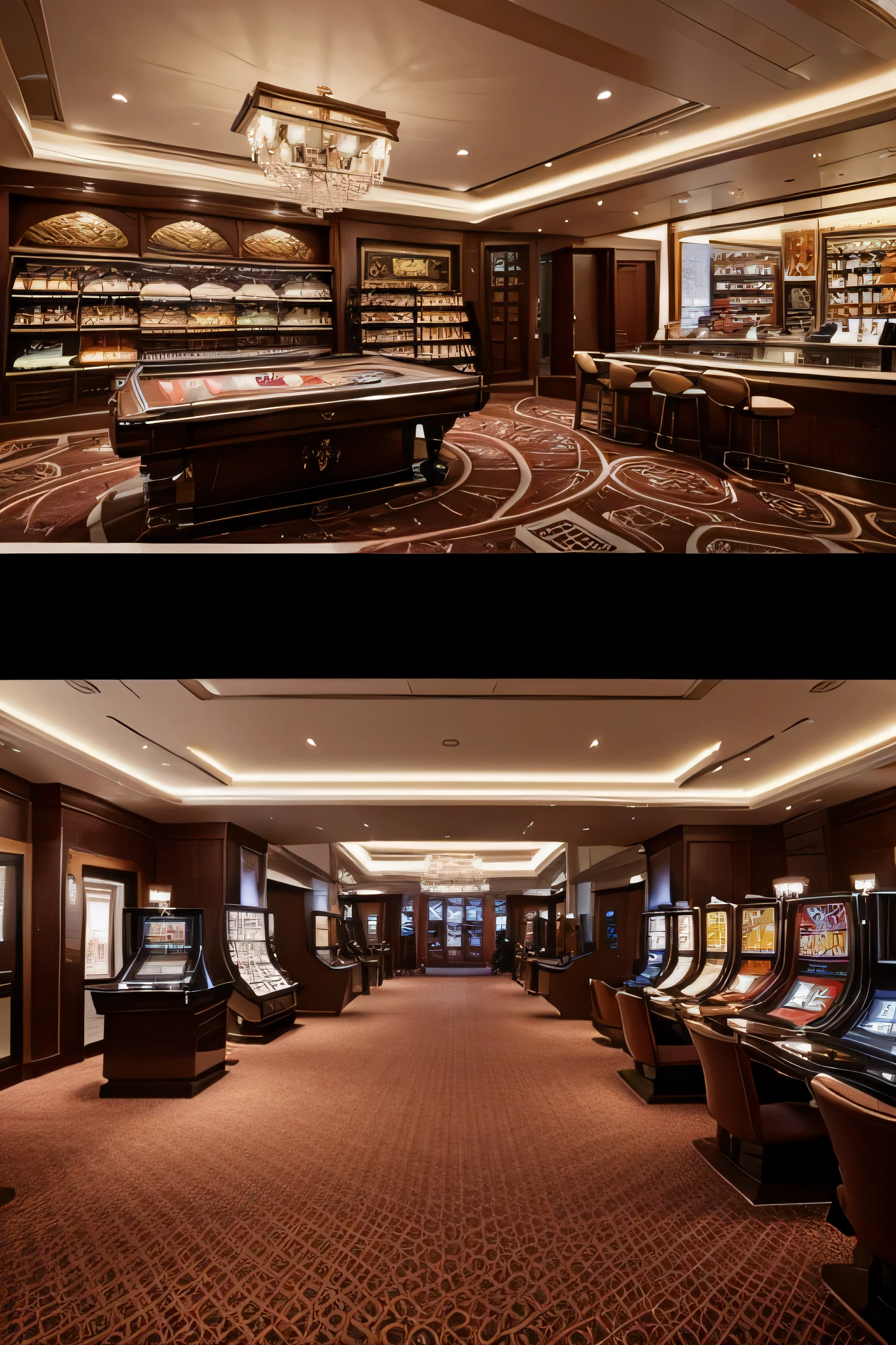 background、casino、Inside the store、High resolution、luxury、Stylish atmosphere