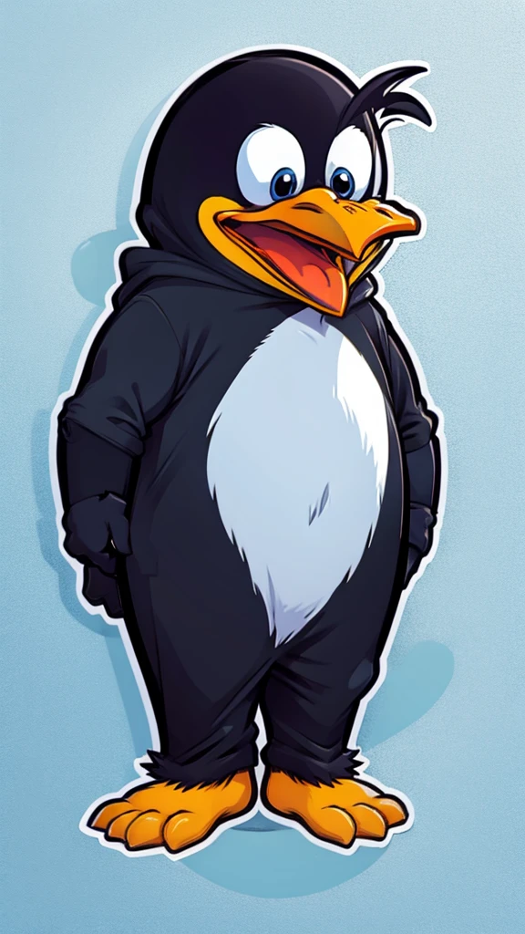 Cartoon，penguin,