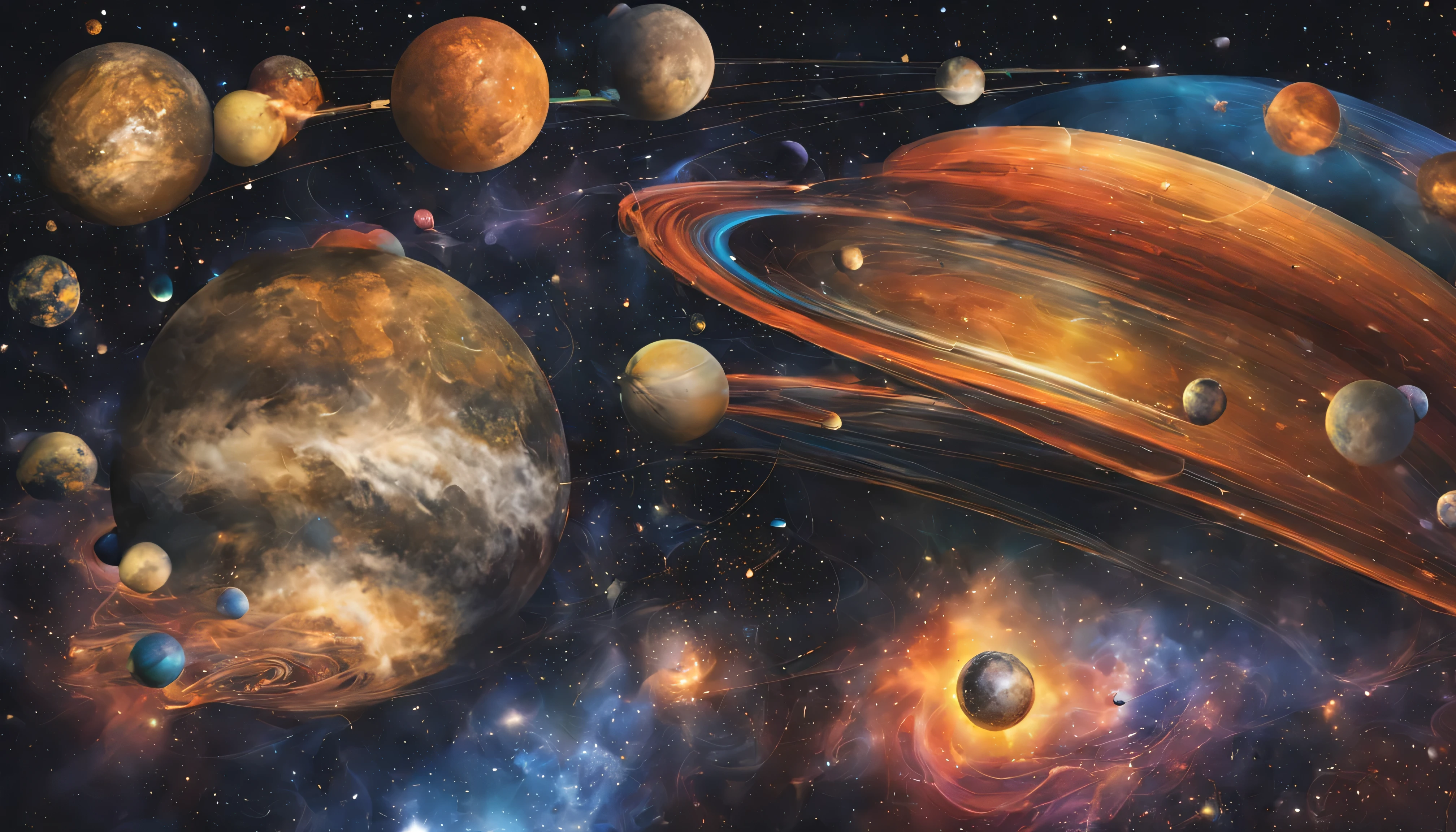 「Music of the Universe:A symphony at the quantum level」
setting: you、He is a musician with a special ability to capture the fundamental sounds of the universe.。your instrument is、Can manipulate elementary particles and quantum waves.、宇宙の最も微細なレベルでのcreate harmony。
Purpose: 宇宙のthatぞれの要素(star、惑star、milky way、black holes etc..)We collect unique sounds emitted from。、Create an unprecedented symphony。This symphony is、、Uncover the secrets of the universe、聴くpeopleに深い印象を与えます。
action:
explore: A journey through space、Get inspired by various celestial bodies and phenomena。
create: using your instrument、Combine collected sounds、create harmony。
performance: Through the symphony we created、宇宙の美しさと神秘をperformanceします。
challenge:
complex harmony: Space sounds are complex、that'thatを調和させるのは簡単ではない。
Uncharted territory: 未exploreの宇宙領域に旅し、have to discover new sounds。
outcome:
your symphony is、聴くpeopleに宇宙の壮大さと美しさを感じさせる、bring new understanding。
This music is、people々々make you feel a deep connection with the universe、enriches the heart and soul。