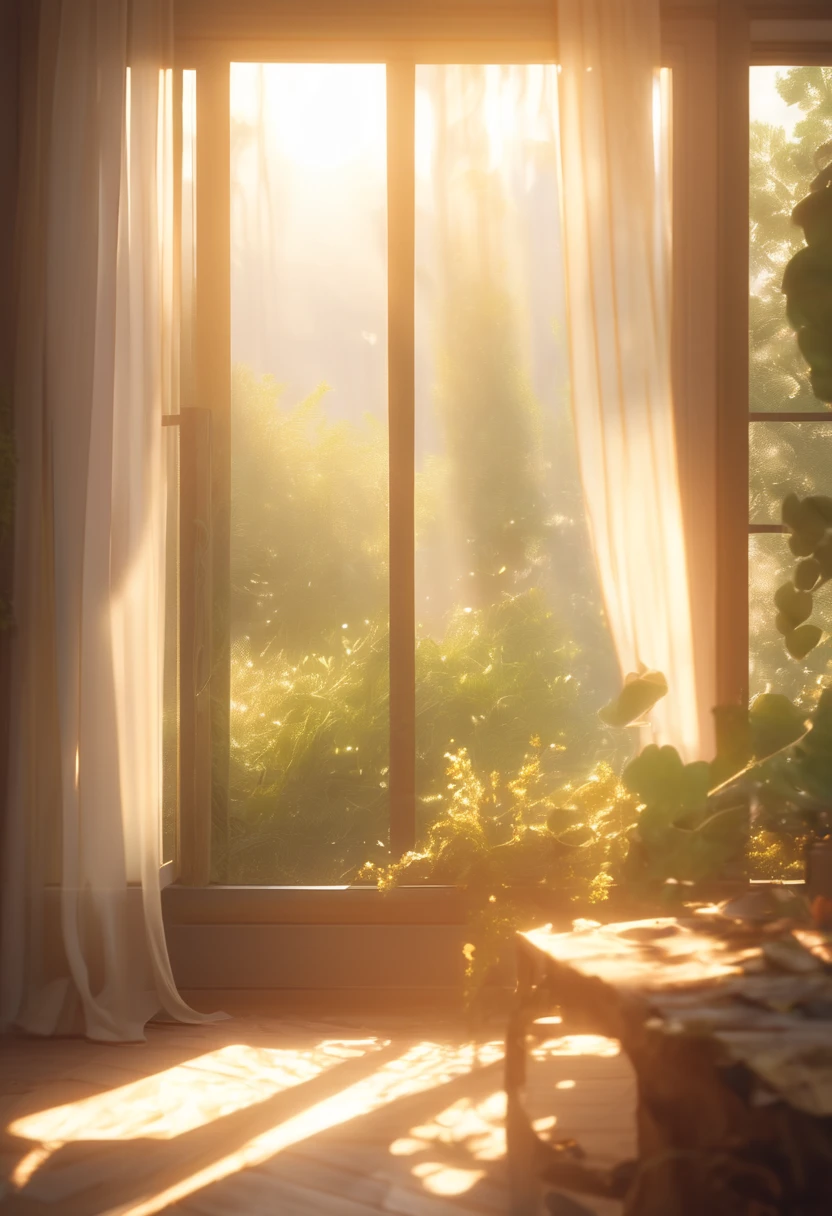 he morning light rays from an new window is coming in, in the style of snapshot aesthetic, dreamlike naturaleza,16k