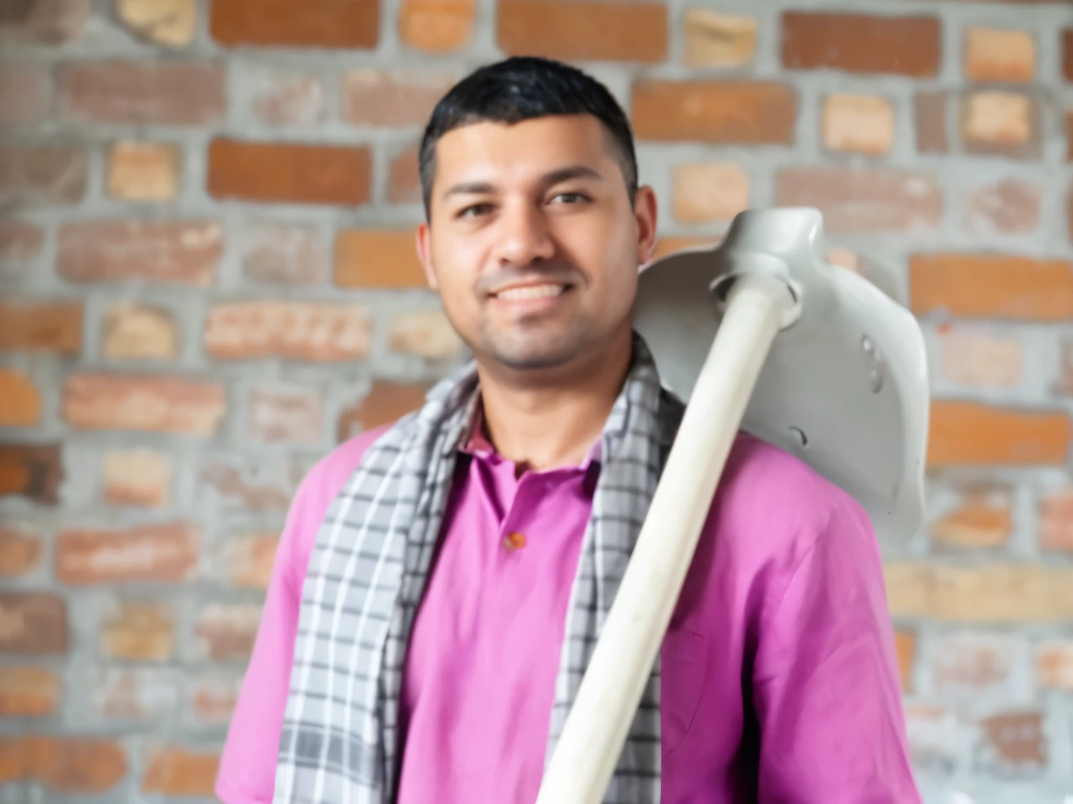 add hard hat and photo in headshot