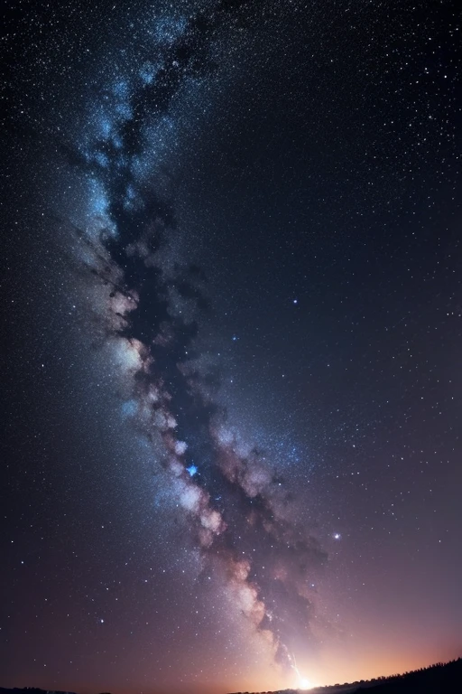 rotating starry sky