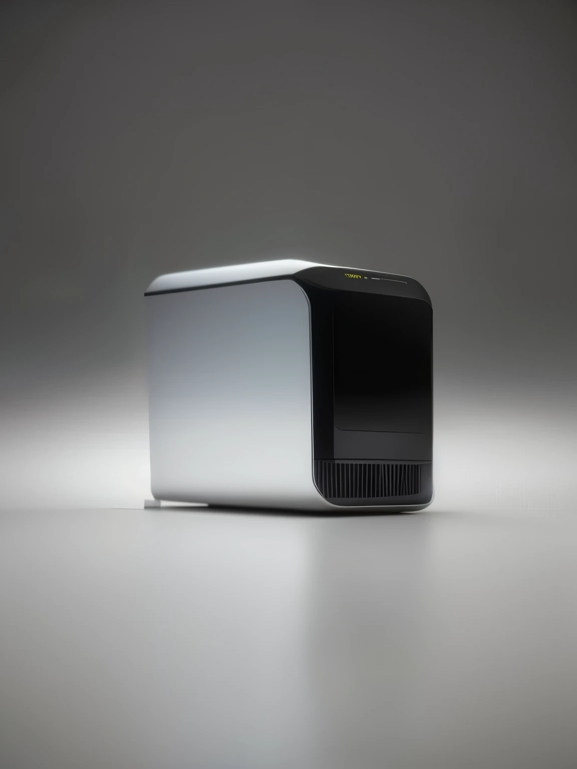 Computer rendering, front view, Render in key shot, vray 8k rendering, 8k Computer rendering, 8k vray rendering, Computer rendering, front, vray 4k rendering, and, ,desktop, Official product photos, 8k,There is a small machine on the table,Warm theme style,Black and white shell,Close-up of recycled traditional Chinese medicine products,frontand侧面能开,front有触控板and显示屏,Display is on,open downward,shiny plastic,good lighting,The picture is delicate and delicate,给人一种真实感and照片写实感。This scene gives people a sense of tranquility、Comfortable and elegant feel,充满精致细节and品质。Computer rendering定制3dComputer rendering中景panoramic,complete front view,8kComputer rendering产品设计效果图,product design photography,Smooth surface rendering:3dComputer rendering,计算机图界面产品渲染光滑表面未来科技product design photography专为舒适美学而设计!panoramic,detailed,You can see the entire product generated, computer graphics interface, front corner, front, 广角panoramic, 3d rendering, Official product photos, Rendering of a Wendigo,frontand侧面能开,front有触控板and显示屏