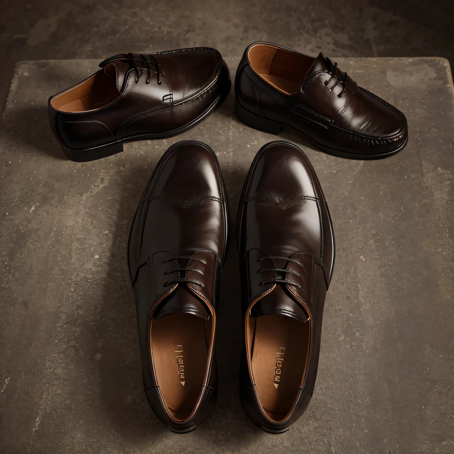 men's leather shoes，A sense of luxury，with depth，