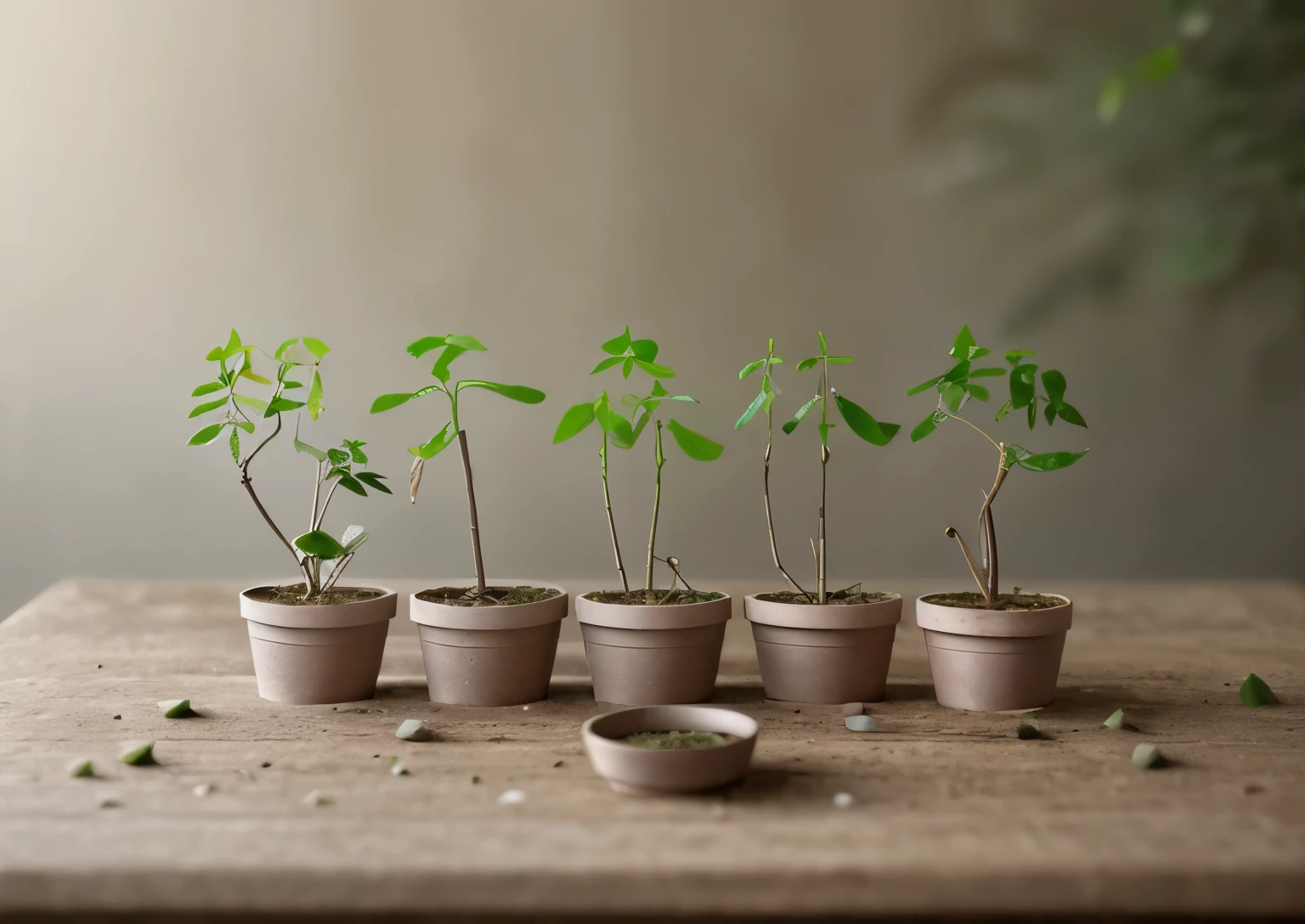Plant saplings