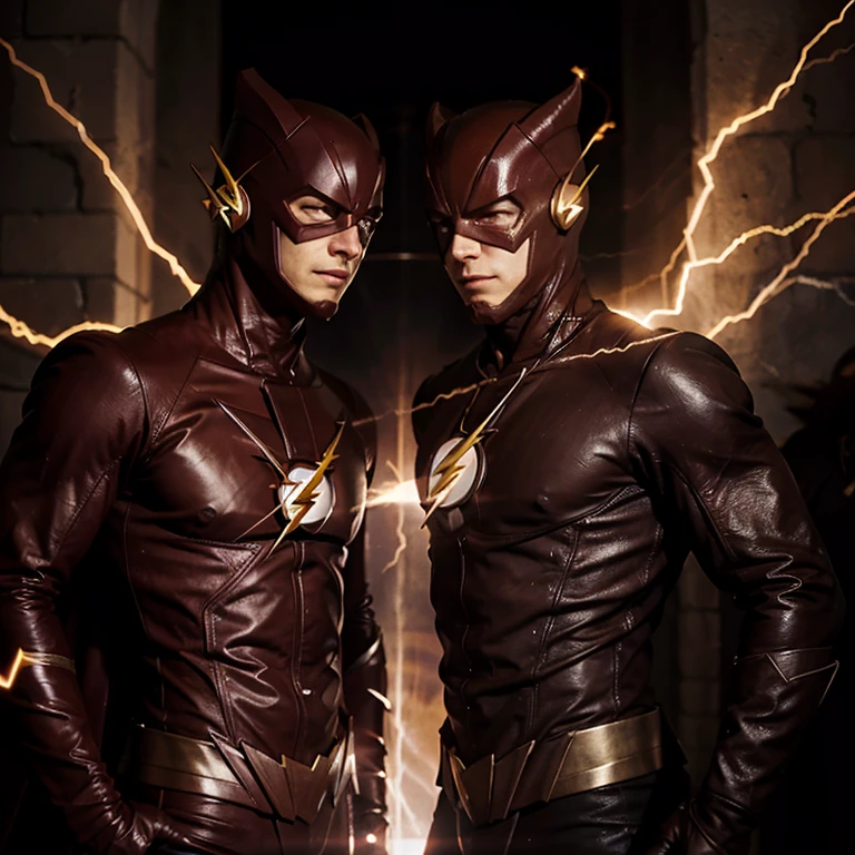 The flash facing against Satan
