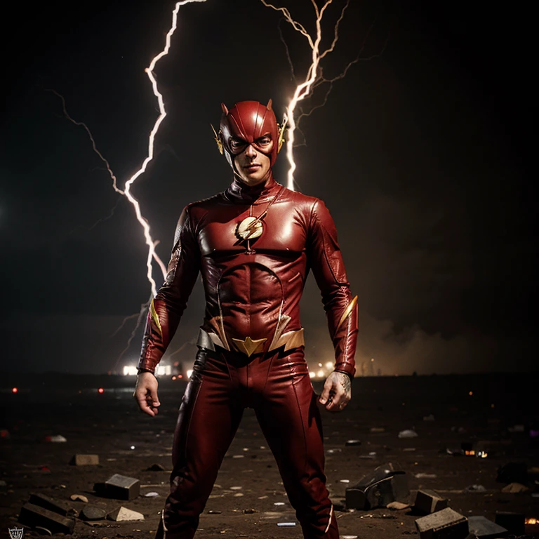 The flash beats the devil's tatto