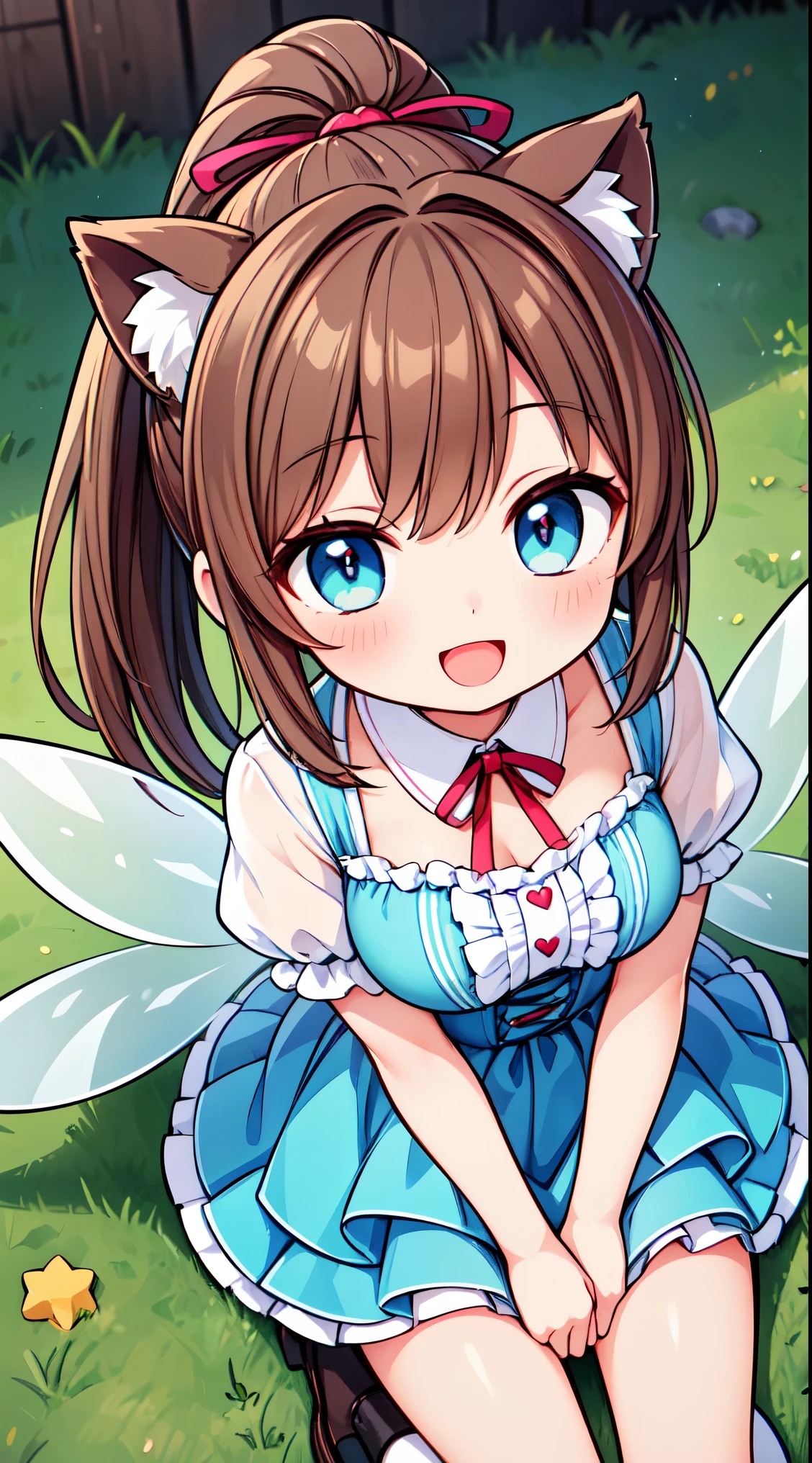 masutepiece, Best Quality, Extremely detailed, (((watercolor paiting))),
BREAK,
(17 years old girl), 1 beautiful girl, (Cute:1.5), (Chibi: 0.8), (kawaii: 1.5), (Lori: 0.5), (17 years old girl), BREAK(Red hair, short-hair,2 hair buns,Blunt bangs:1.4),(:D,grin:1.3),{Heterochromia,pale blue eyes,pale green eyes, Eye Highlights,The first hyperfine stars:1.5},star eye silhouette,(long eyelashes, Double eyelids:1.2),(de pele branca),BREAK,Clear skin,Beautiful skin, ,(best quality face),(Top quality glowing eyes),(The best smile,:D:1.45), BREAK ,
BREAK ((Colorful, Vivid Color):1.3), (like a hologram々tome'It's a bright colored dress:1.5), ((rainbow crinoline, Multilayer skirt in rainbow colors):1.4), (Gothic lolita:1.2), (lace-up:1.2), ((Sleeveless, Bare shoulders):1.2), (Rainbow Fairy Wings:1.3),
BREAK (Platform High Boots:1.1), (Long gloves:1.2), ((earrings, Riman):1.2),
BREAK,inside in room, kawaii room,Boken,desk work,pastel colored waterfall,depth of fields,
BREAK,wakame,wakame,wakame,(Dynamic Angle:1.4),
BREAK,(Blurry background:1.3),(absurderes, hight resolution, Super Detail Art),cel shading,Clear Color, Lonely optical effect, Beautiful pictures, Bright glow, mystic atmosphere,(Close-up of girl:1.1), Mystical light particle effect,manga influence, clean line drawings,
