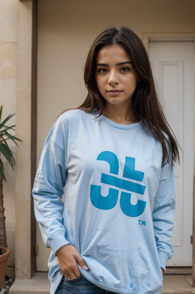 Esta chica, pero en la sudadera que ponga: Paga el precio