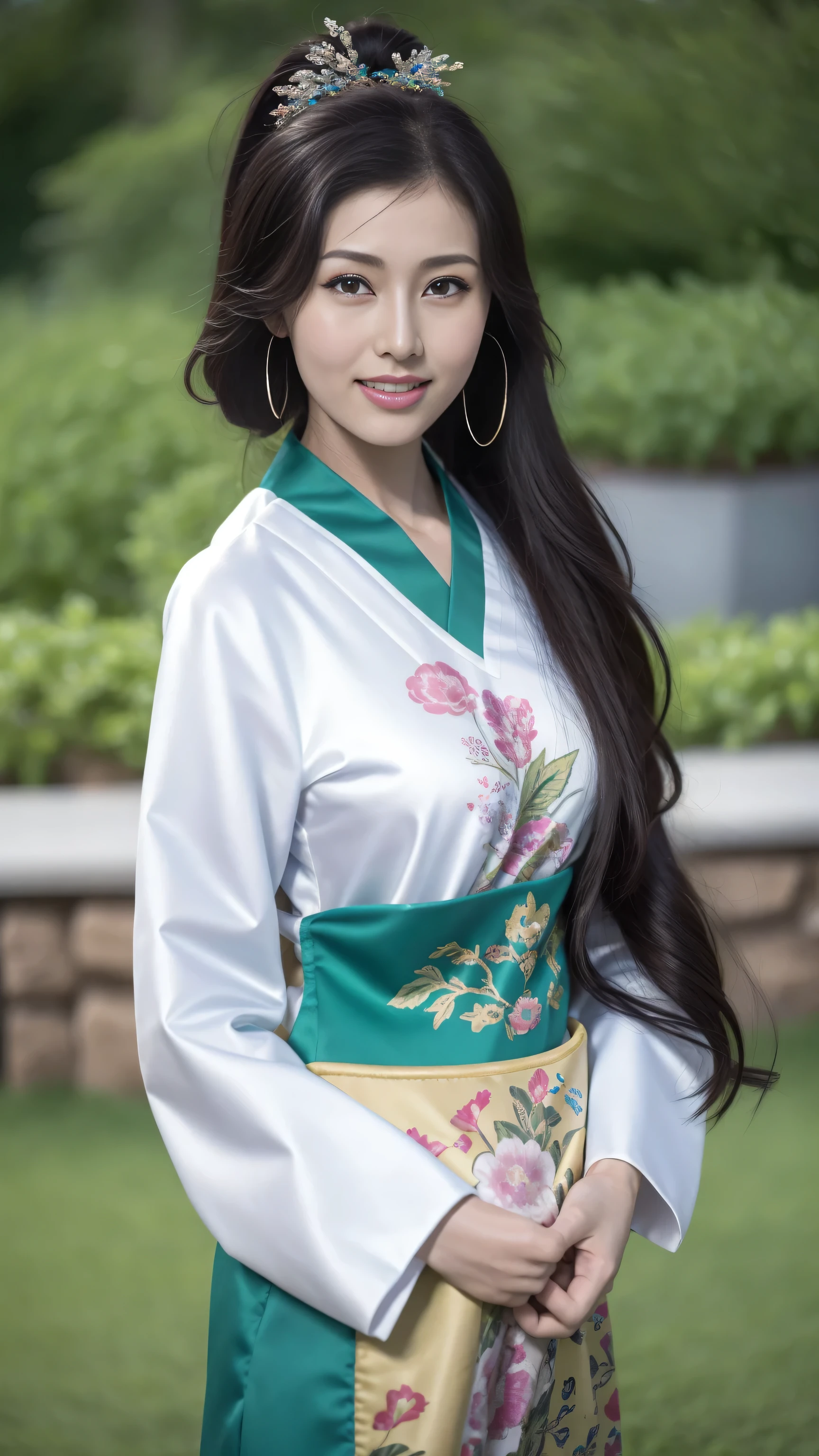 fashion model 18 years old [[[[Close-up cleavage]]]], [[[[]]]], [[[[rape]]]], [[[[shoulder]]]], perfect eyes, perfect iris，perfect lips，perfect teeth，perfect skin，White skin，Soft headlight，human development report，girl，casual，Chinese costume heroine，Chinese martial arts style，Chinese martial arts costumes，simple hairstyle，(Smiling excitedly and contentedly)，The background is the field，Rios，4K Ultra HD, ultra high resolution, (lifelike: 1.4), best quality，masterpiece，Ultra-diluted，（pastel colors：1.2）
