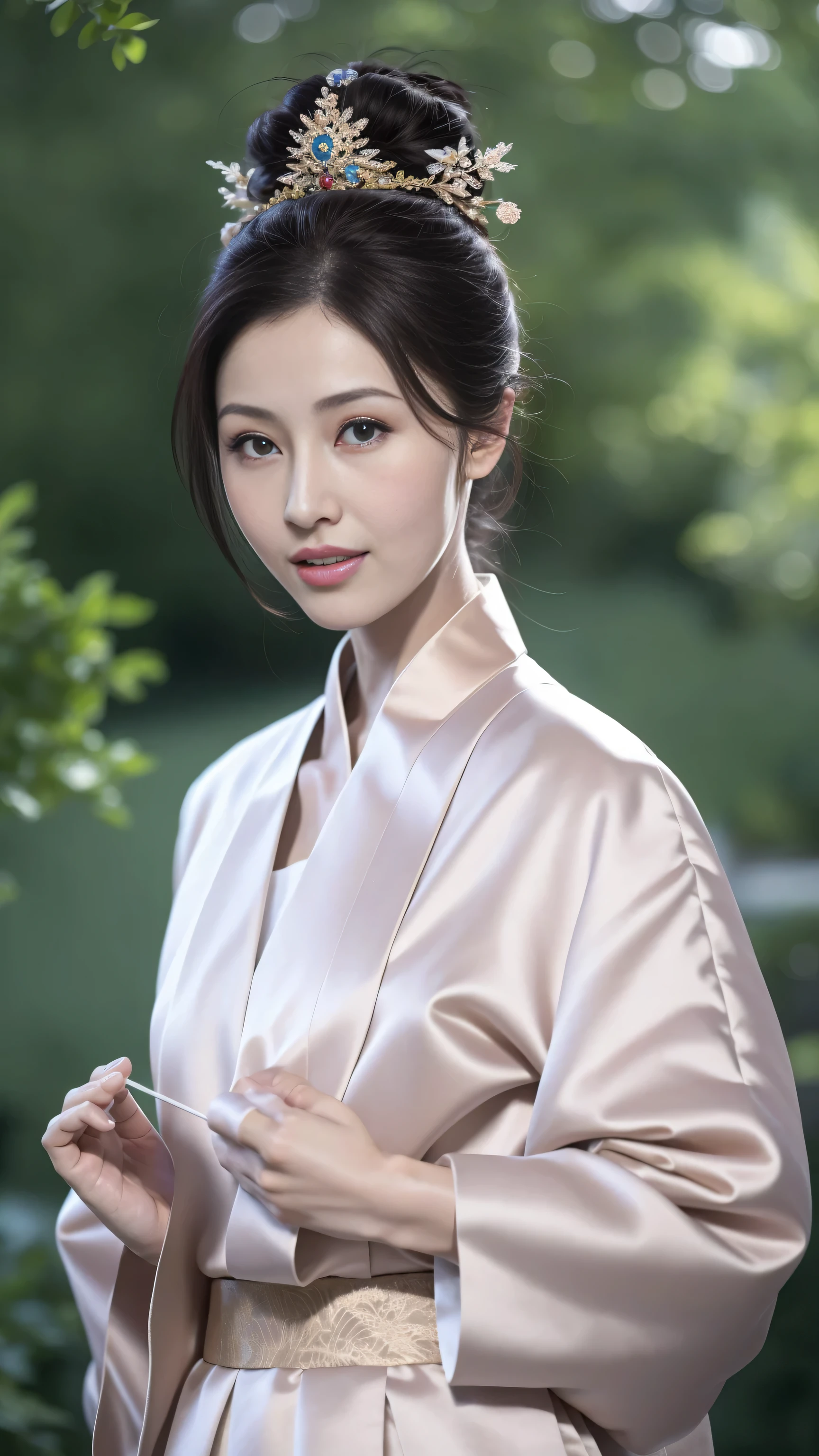 fashion model 18 years old [[[[Close-up cleavage]]]], [[[[]]]], [[[[rape]]]], [[[[shoulder]]]], perfect eyes, perfect iris，perfect lips，perfect teeth，perfect skin，White skin，Soft headlight，human development report，girl，casual，Chinese costume heroine，Chinese martial arts style，Chinese martial arts costumes，simple hairstyle，(Smiling excitedly and contentedly)，The background is the field，Rios，4K Ultra HD, ultra high resolution, (lifelike: 1.4), best quality，masterpiece，Ultra-diluted，（pastel colors：1.2）
