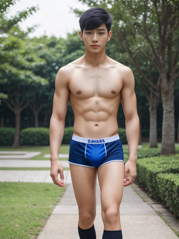  teenagers , very young , light-skin , wearing an dark blue sexy underwear, tmasterpiece，k hd，the feet ，black long socks，The barefoot , blue colour , handsome and cute , extreme cute boy , white skin , dark blue underwear boxers shorts , extremely tall and cute boy ,oppa model , handsome model , full body , dark blue boxers underwears short shorts , black socks , white light-skin , Chinese model , young boy , white skin , handsome and extremely cute , blue boxers underwear shorts , long black socks , handsome model , at the park , jogging , model oppa , long legs , jogging , running , high knee black socks ,black  long socks , stand up , extremely tall , extremely high , blue underwears , blue sports underwear , long black socks , clean and white legs , Chinese model , extremely long legs , looking at the camera , clean and white thigh , heavy bulge , kid face , b , wearing blue underwears boxers , light and white skin , Chinese model , strike a pose , sexy pose , horny boy , high knee black socks , long black socks , japanese gym short shorts