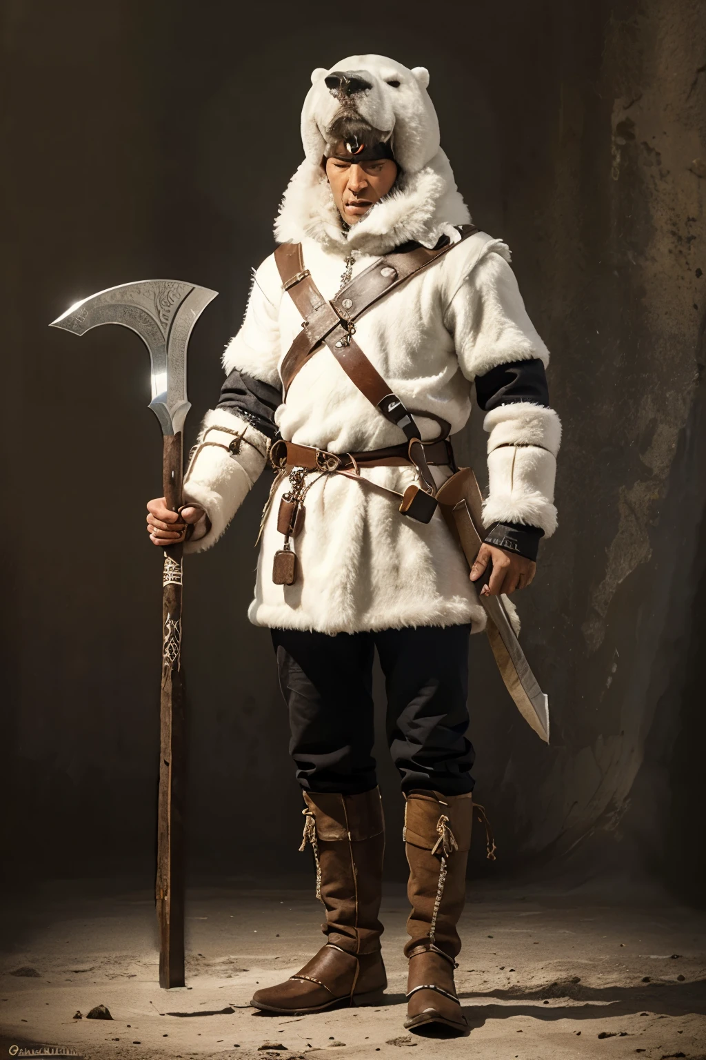 detailed eskimo face