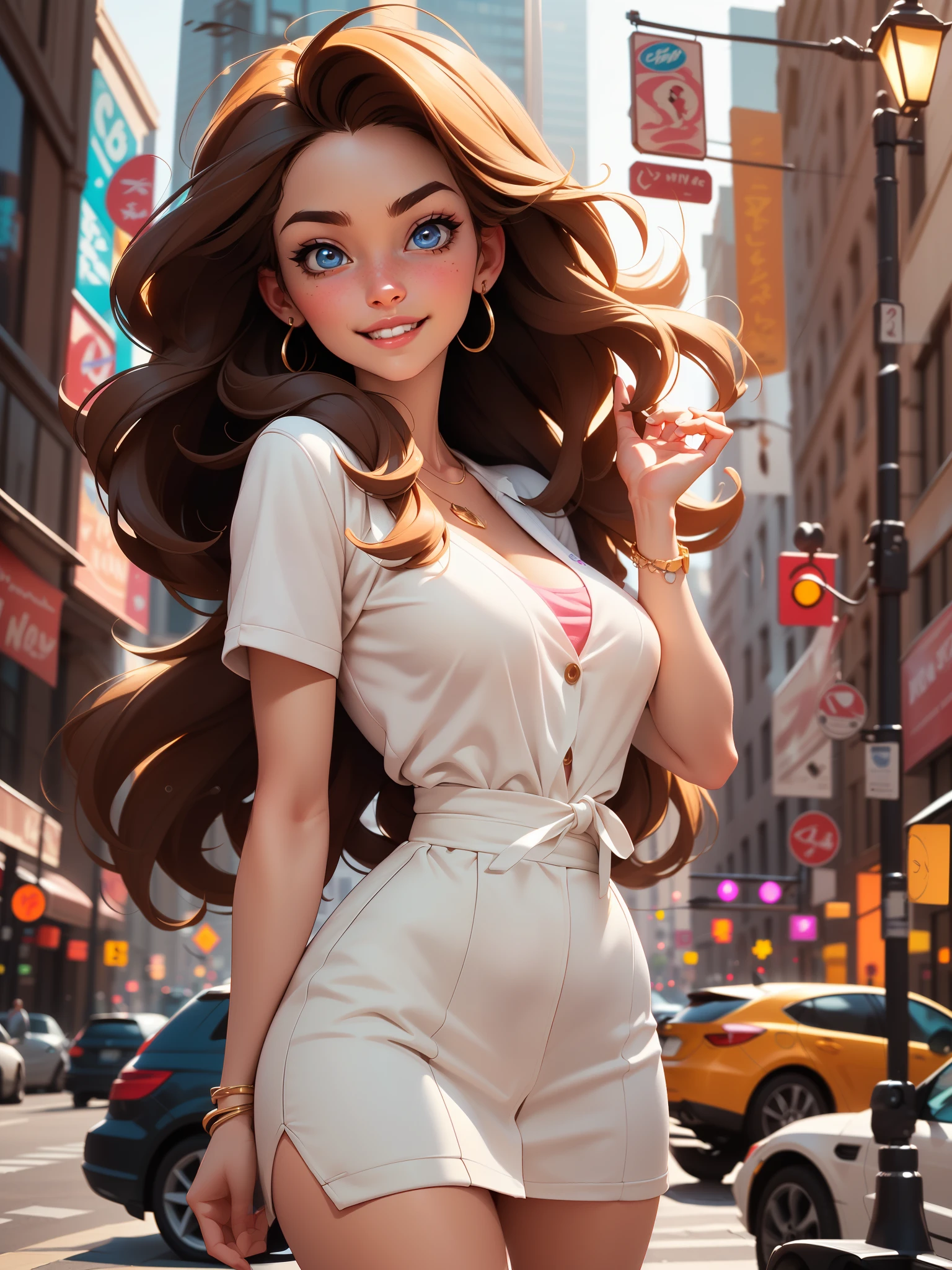 Pubic hair,, Naked, full bodyesbian, Middle breast,Beautiful detailed eyes, (Long hair:1.2), (8K, Best quality, Masterpiece:1.2), (Realistic, Photorealistic:1.37), Ultra detailed, 1 girl, Cute, Solo, (Blush), (Smile: 1.15), (Mouth closed),Movie overlay, Vivid colors, Cool soft lighting, Chicago by night, wind blown, Greg Lutkoki style,