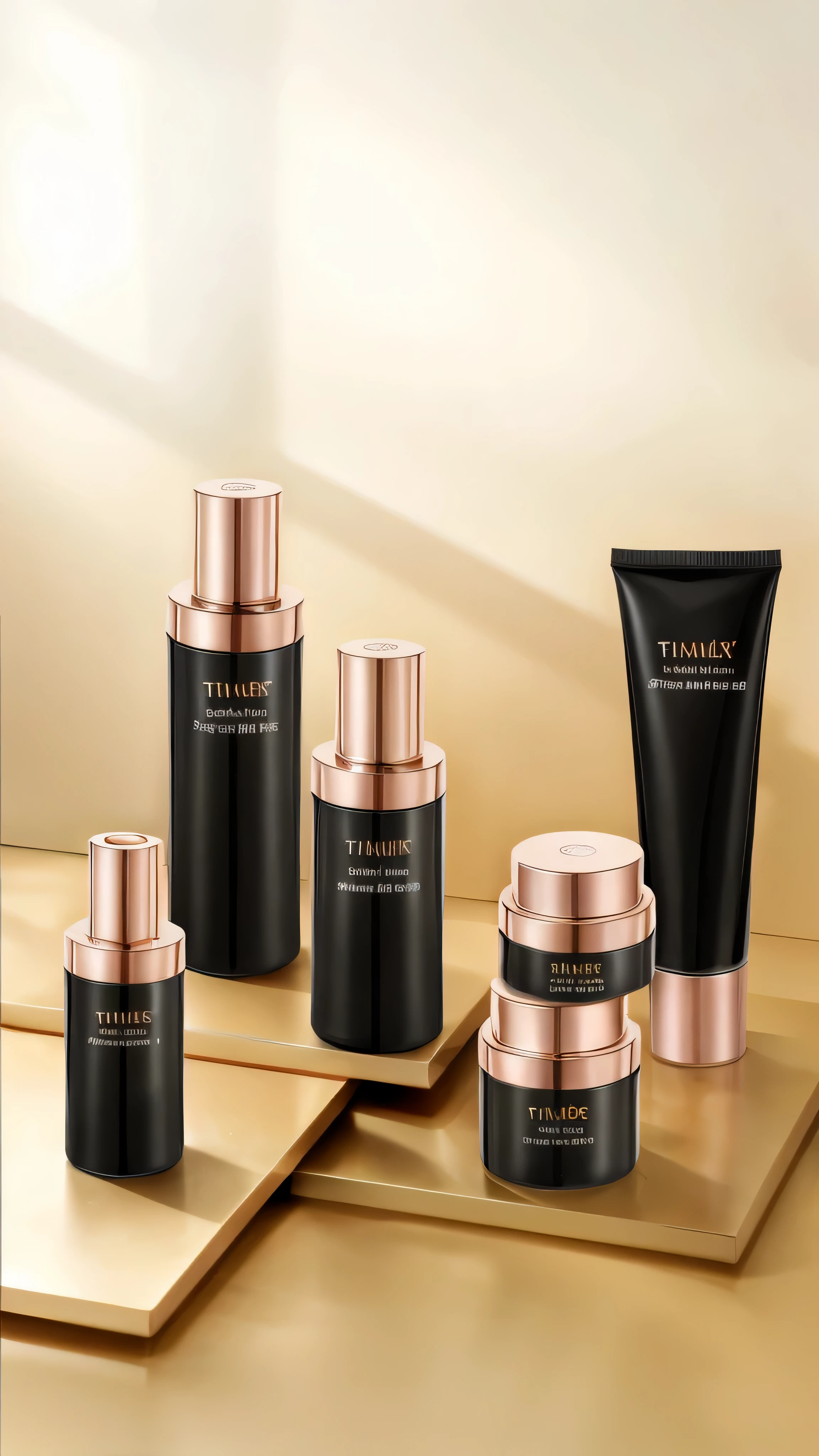 a close up of a group of different types of skin care products, timeless, immaculate complexion, dark-toned product photos, dramatic product shot, photoshoot for skincare brand, high quality topical render, professional product shot, collection product, product introduction photo, handsome, dramatic product lighting, product advertisement, flawless epidermis, skincare, professional product photography, timeless masterpiece, amber