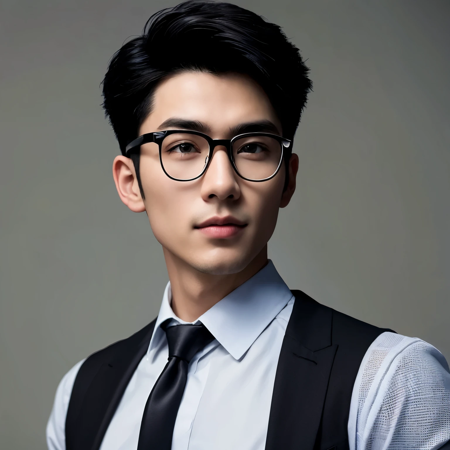 Handsome guys in the workplace